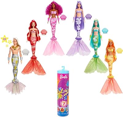 Barbie Color Reveal Sereia Arco-íris, Mattel  