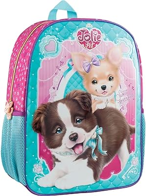 Mochila de Costas Infantil Grande Jolie Pet Cachorro  