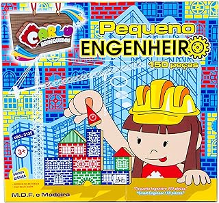 PEQUENO ENGENHEIRO - MDF - 150 PC - CX PAPEL - COLORIDO  