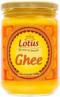 Manteiga Clarificada Lotus Ghee 500g Sem Lactose  