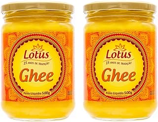 Manteiga Ghee Lotus - Kit com 2 Ghees de 500g cada - Manteiga Zero Lactose  