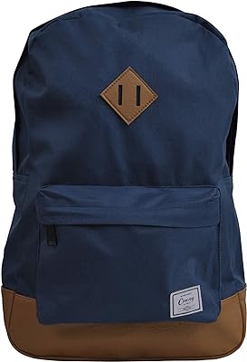 Mochila Casual, Poliester, Unissex, Azul Escuro  