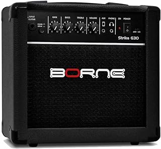 Amplificador Cubo para Guitarra Strike g30 15w - Preto Borne  