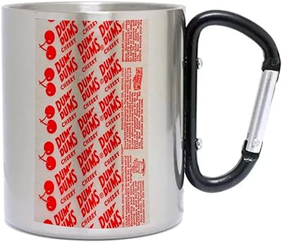 Caneca Inox Alça Mosquetão 300ml POSTER DUM DUMS  