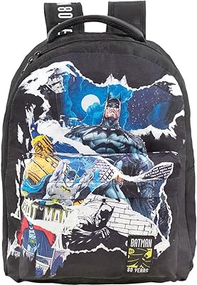 Mochila Escolar, Batman, 9122, Preta  