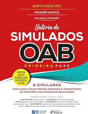 Bateria de Simulados OAB 1ª Fase - 4ª ED - 2023  