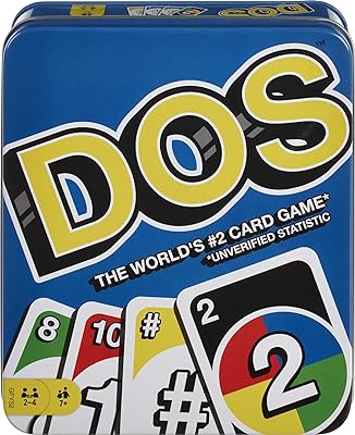 Jogo De Cartas, Mattel, Uno, Dos, Lata, GFY52, Multicolor  