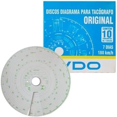 Disco tacografo semanal 180 siemens universal disco tacografo semanal 180 numero vdo 140250006f  