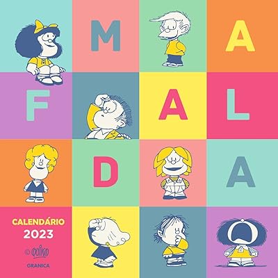 Mafalda 2023 Calendário de Parede em Português  