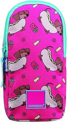 Estojo Soft College (Elástico para Caderno) Container Fun Hot Dog, Dermiwil, 37782, Multicolorido  