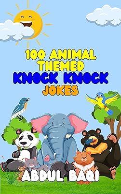 "The Roaring Zoo of Laughter: 100 Animal-Themed Knock-Knock Jokes" (English Edition)  