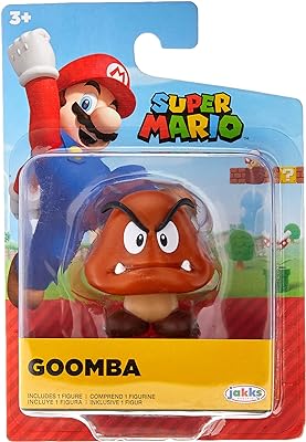 Super Mario - Goomba - Boneco articulado 2.5 Polegadas  