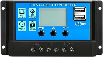 Controlador De Carga Para Painel Solar 30A Usb 12/24V Pwm  