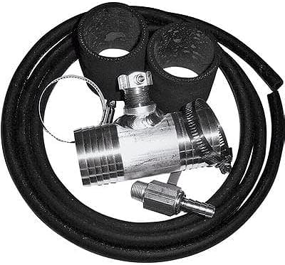 RDS MFG INC 11025 Kit De Instalação De Diesel Prata Negra  