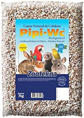 Cama Zootekna PipiPet Natural Roedores - 7kg  