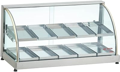 Estufa Curva Ouro Dupla Edanca com 10 Bandejas em Inox - EOD-10-127v  