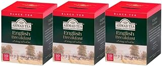 Kit 3 Chá Importado English Breakfast Ahmad Tea 20 Gr  