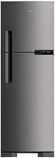 Geladeira Frost Free Brastemp Duplex 375L Cor Inox BRM44HK 127V  