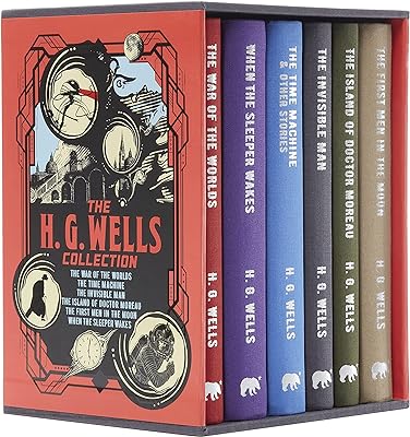 The H. G. Wells Collection: Deluxe 6-Book Hardcover Boxed Set: 8  