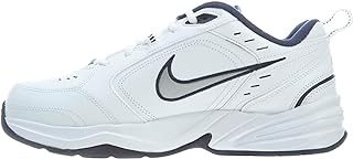 Nike Tênis masculino Air Monarch IV Cross Trainer, branco/prata metálico, 42, Branco/prata metálica.  