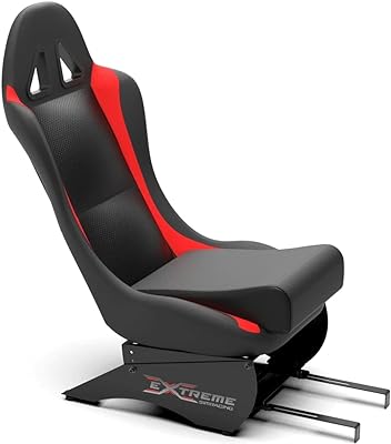 Extreme Simracing Banco Retrátil Completo Vermelho para Suportes de Volante  