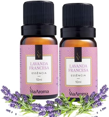 Kit 2 Essências Para Aromatizador Via Aroma 10ml (Lavanda Francesa)  