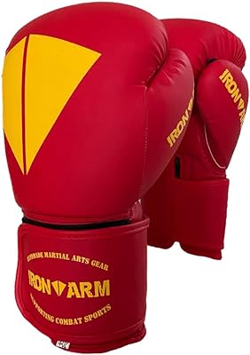 Luva de Boxe Iron Arm Premium Red Flame  