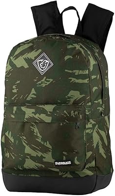 Mochila Bolsa Escolar School Viagem Funcional Everbags Camuflada  