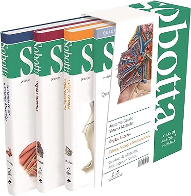 Atlas de Anatomia Humana - 3 Volumes  