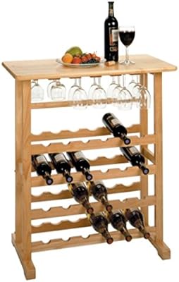 Ergode Vinny 24-Bottle Wine Rack, Natural  