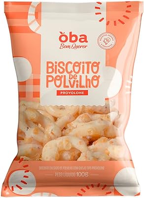 Biscoito Polvilho Queijo Provolone Oba Bem Querer 100 G  