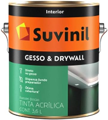 Complemento Suvinil para outras superficies Gesso e Drywall 3,6Lt - Branco - 50508911  