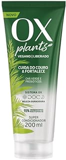 OX  PLANTS CUIDA DO COURO & FORTALECE CONDICIONADOR 200ML (KIT C/12) 