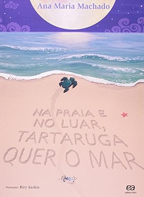 Na praia e no luar, tartaruga quer o mar  