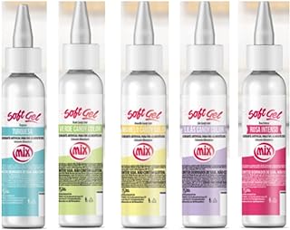 Kit 5 Soft Gel Corante Comestível Para Pasta Americana Chantilly  Glacê  Mix 