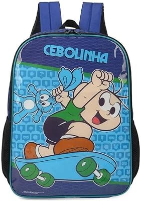 Mochila Costas Infantil Turma Mônica Cebolinha AZ Original  