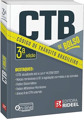 Código de Trânsito Brasileiro - Ctb de Bolso - 3ª Edição (2022) 