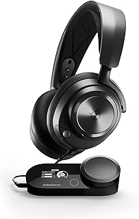 SteelSeries  Fone de ouvido Arctis Nova Pro multi-plataforma para jogos - PC/Playstation/Xbox/Mobile, Preto, One Size 