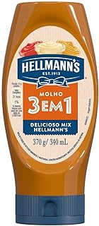 Hellmanns,  Molho  3 em 1 Hellmann's Squeeze 370g 