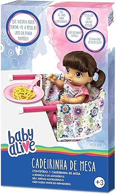 Cadeirinha de Refeição  Baby   Alive  Laço de Fita 