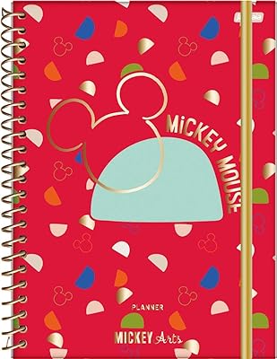 Agenda Planejamento 80 Fls Mickey Arts Vermelho  Jandaia 