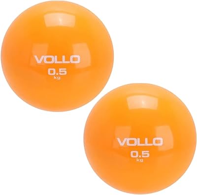 Kit 2 Bolas Peso Tonning Ball Vollo VP1060 0,5 Kg Pilates  