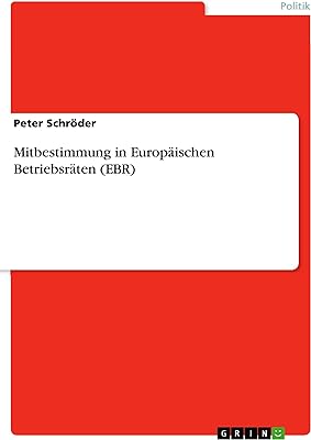 Mitbestimmung in Europäischen Betriebsräten (EBR) (German Edition)  