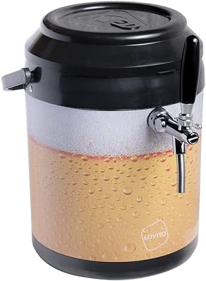 Chopeira a gelo cooler 12l - preto beer serpentina em alumínio 1 via - sem troneira  