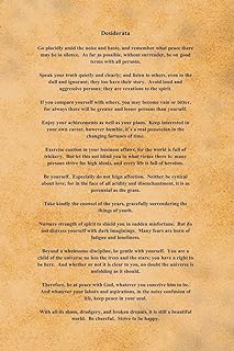 Desiderata: Parchment Journal 120 Lined Pages  