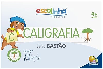 Escolinha sistema de caligrafia: Letra bastão  