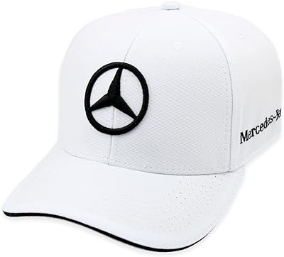 Boné Mercedes Masculino Feminino Aba Curva Fitão  