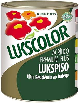 Tinta Lukscolor Lukspiso Premium Plus Cinza 900ml  