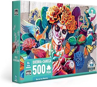 Día de Los Muertos - Quebra-cabeça - 500 peças, Toyster Brinquedos, Multicolorido  