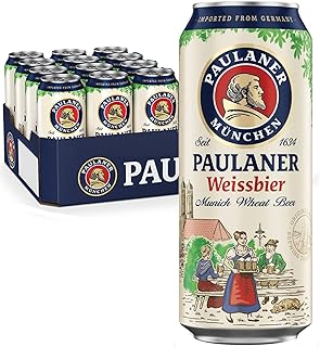 Cerveja Alemã PAULANER Weissbier Lata 500ml (12 latas)  